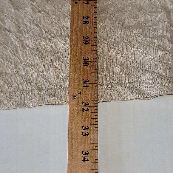 Red Macaw Mens Polo Shirt 3XLT Beige Patterned Short Sleeve - Picture 11 of 12